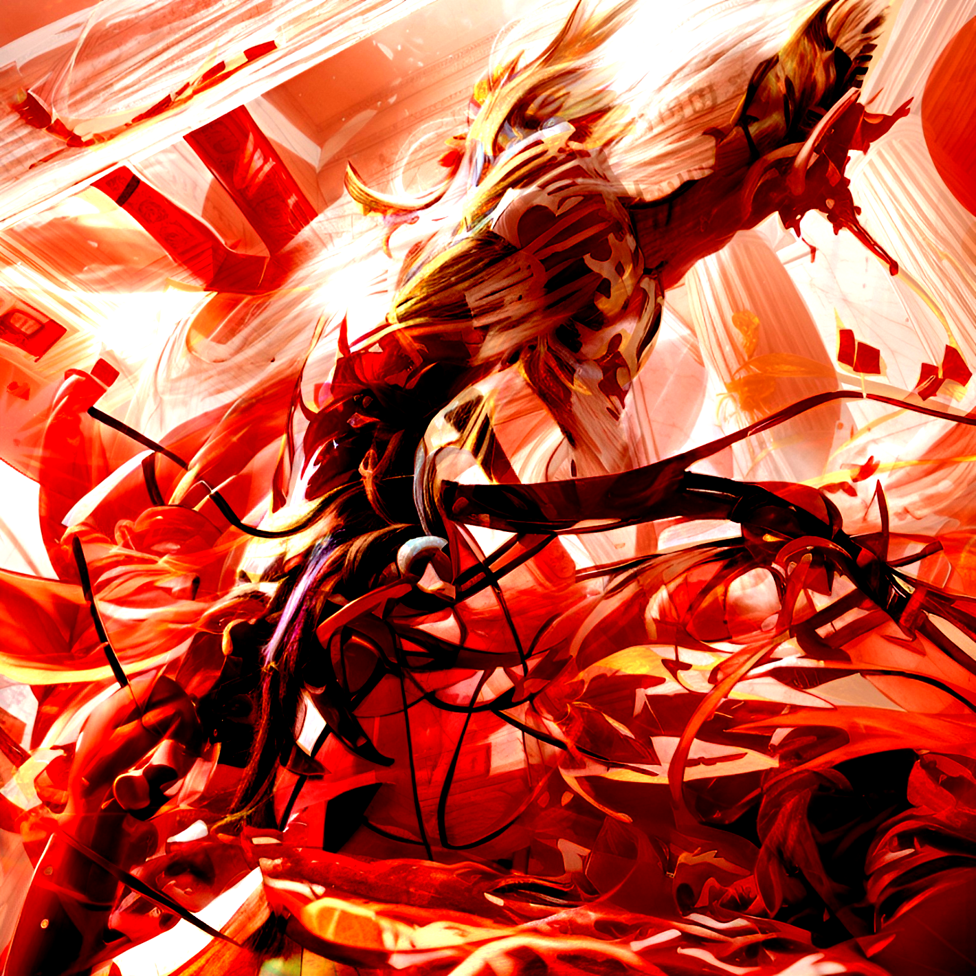 While my machine gently weeps.