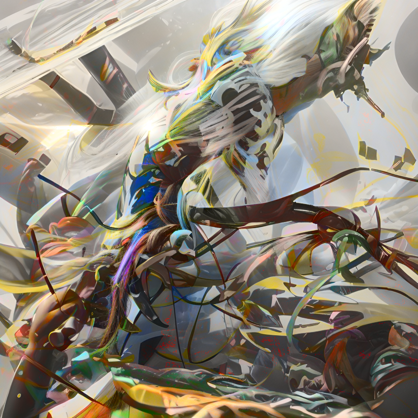 While my machine gently weeps.